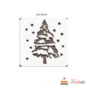 Tordiabi sabloon kuusepuu lumesajus