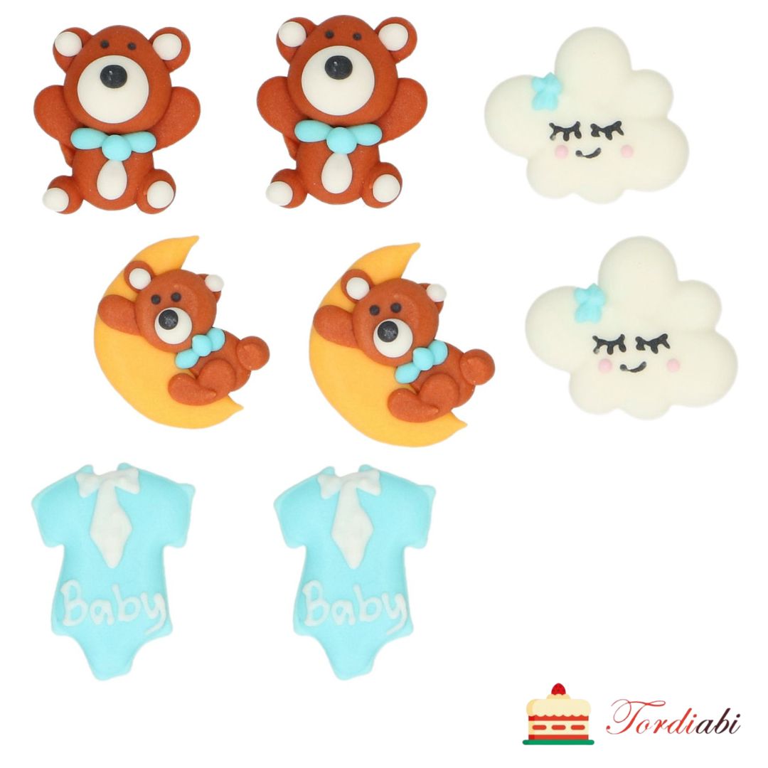 Tordiabi suhkrudekoorid poisi katsikule wilton