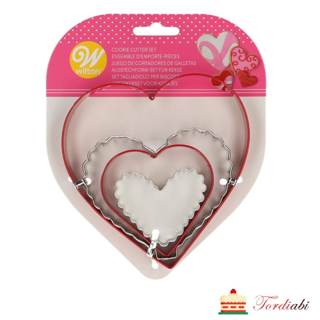 Tordiabi metallvornid südamed südame vormid wilton