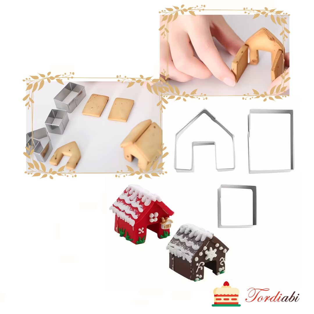Tordiabi mini piparkoogivormidega piparkoogimaja