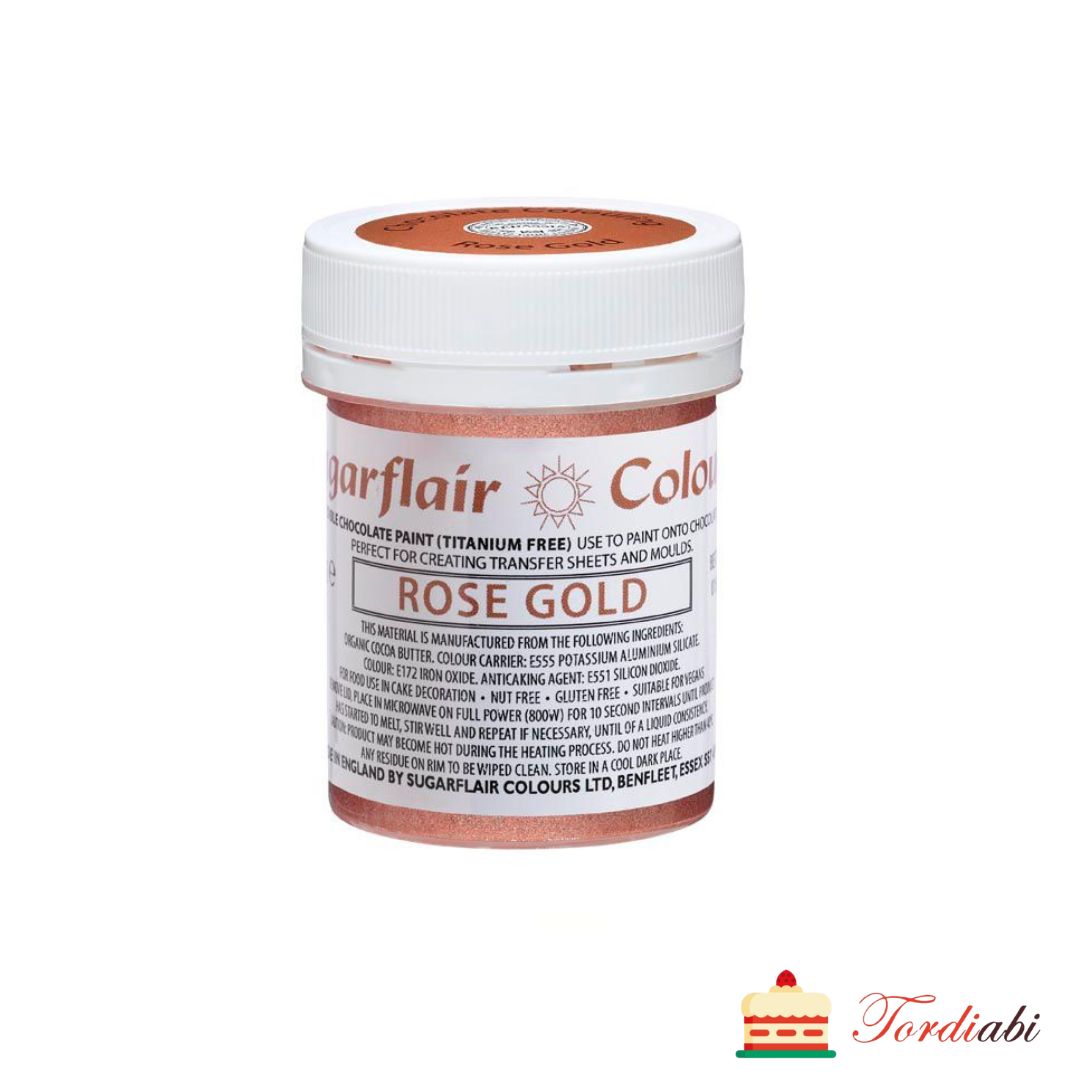 Tordiabi roosa pulber toiduvärv rose gold painting 35 g