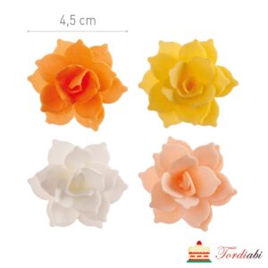 Tordiabi vahvlidekoorid 8 sügise toonides lilleõit