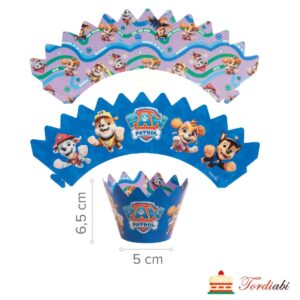 Tordiabi käpapatrulli muffini iluümbrised ja topperid