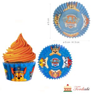 Tordiabi paw patrol käpapatrullid muffinivormid 25 tk