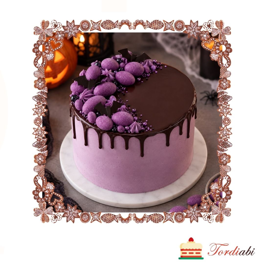 Tordiabi lillade mandlitega tort